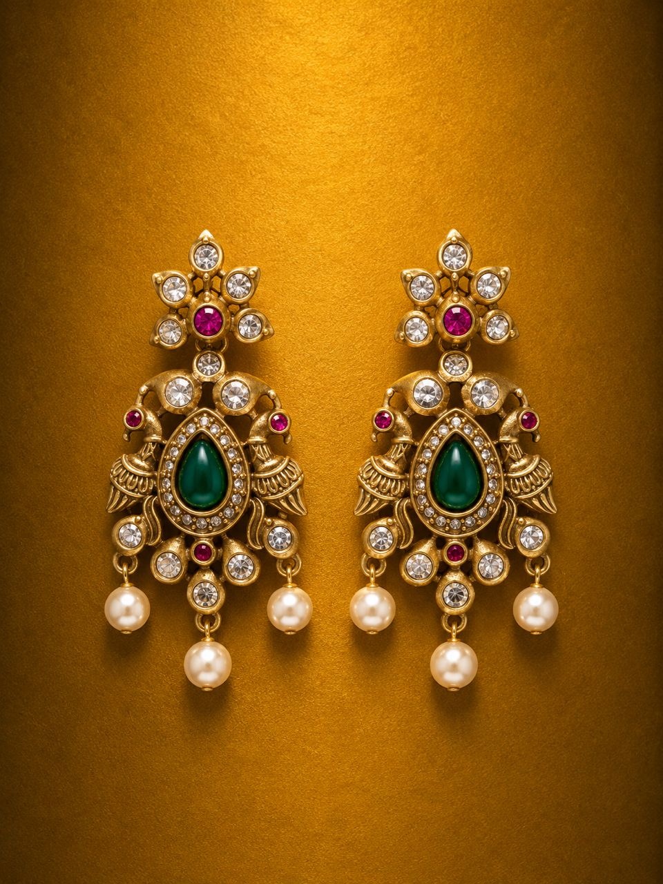 Peacock Heirloom Earrings