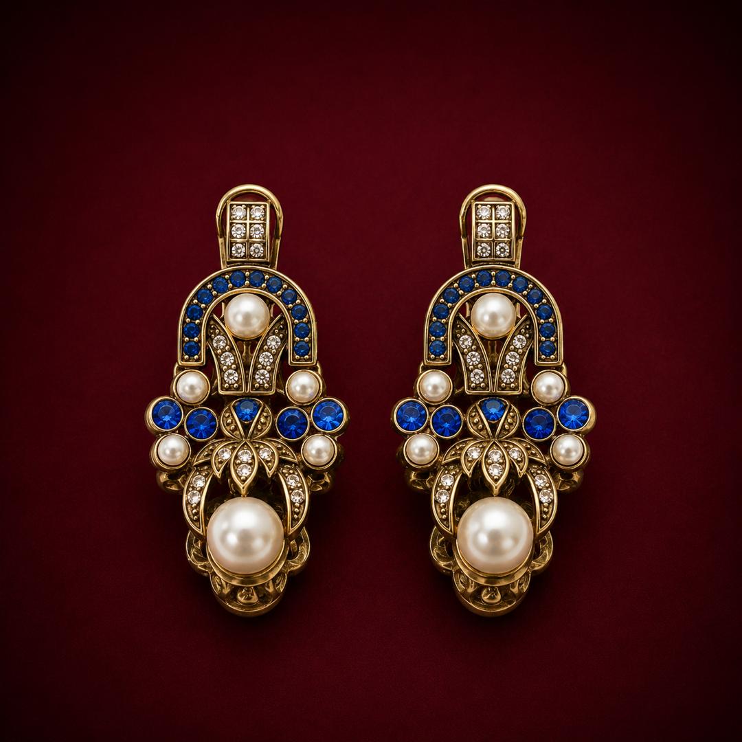 Sapphire Heirloom Earrings