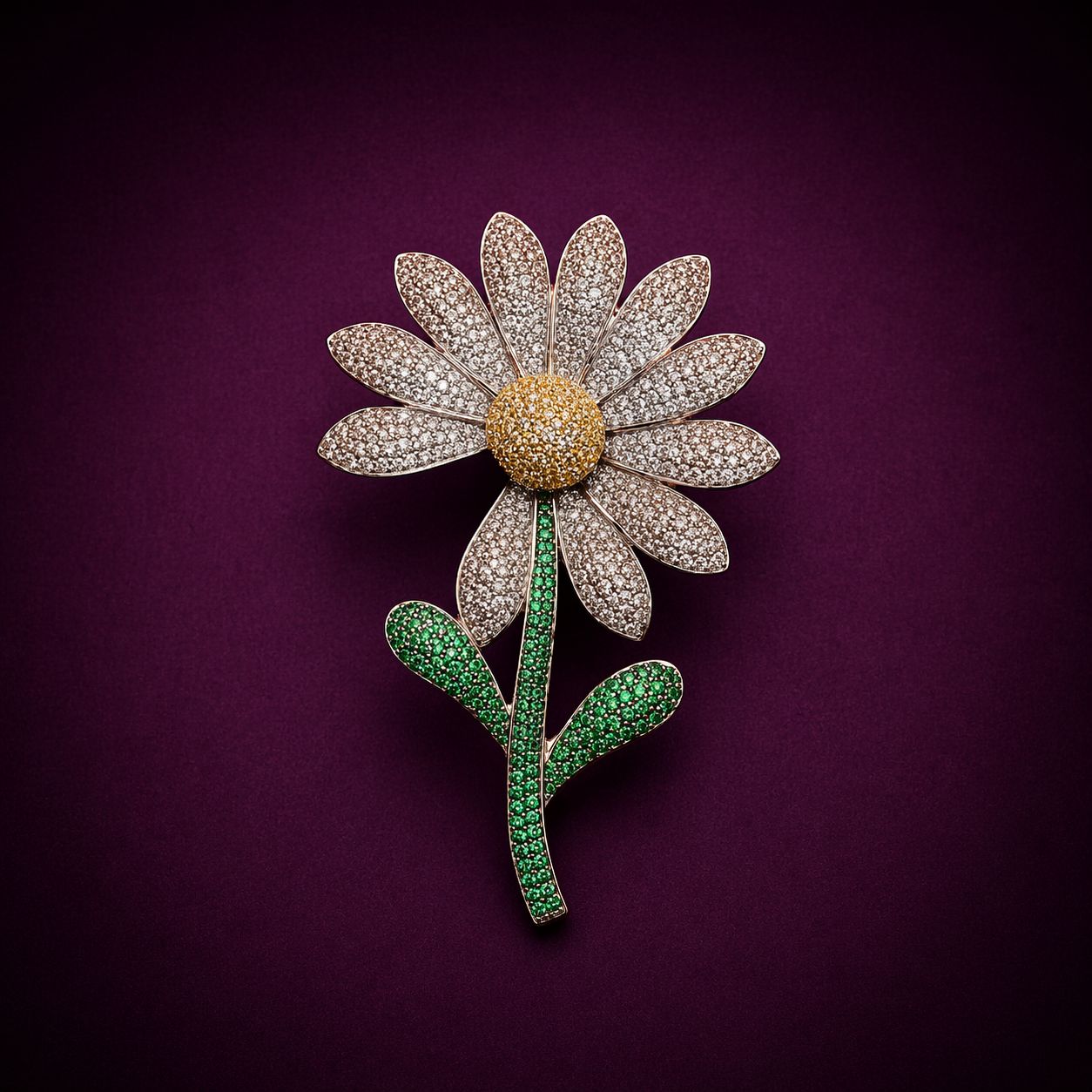 Marguerite d'Or Brooch