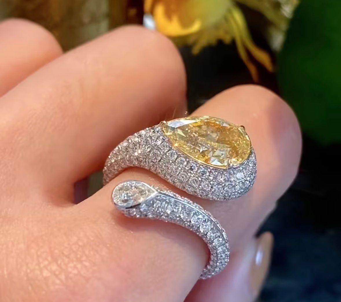 Soleil Serpent Ring