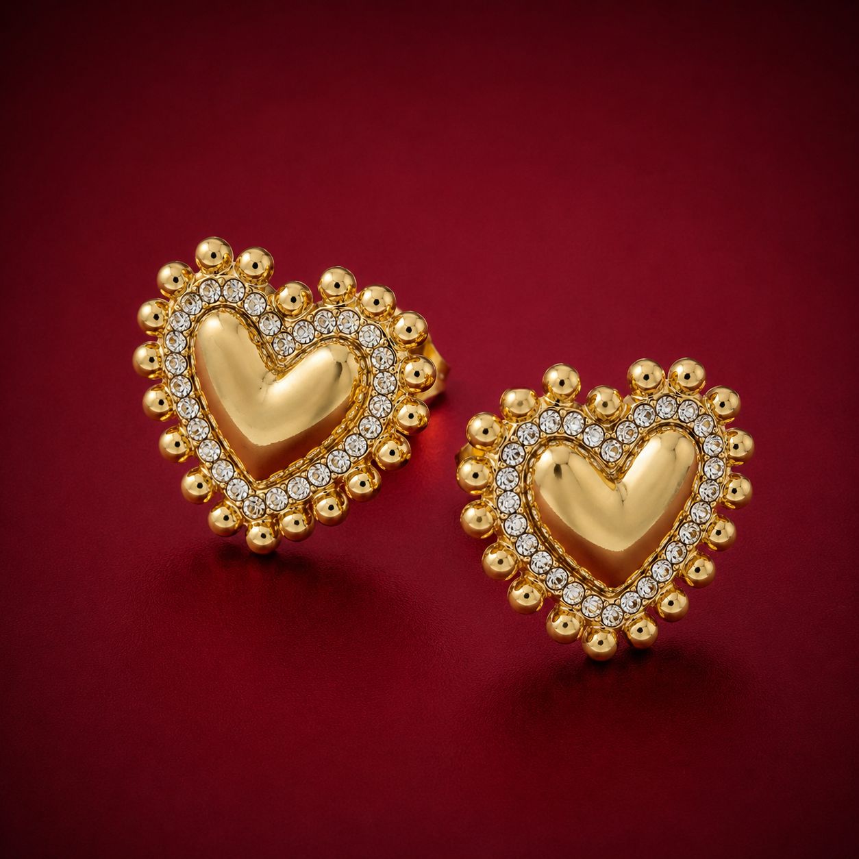 Coeur de Versailles Stud Earrings