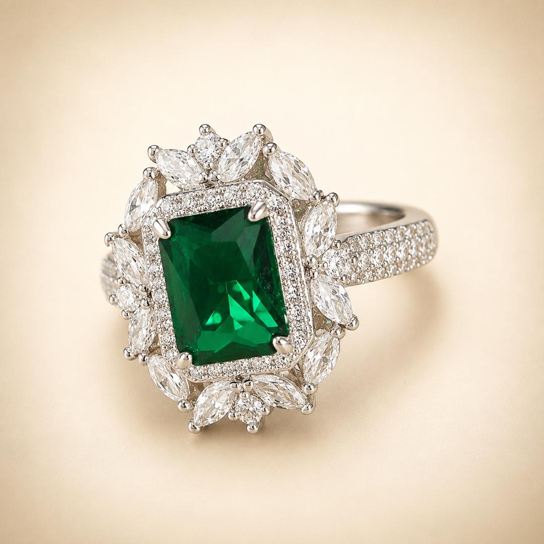 Verdant Crown Ring