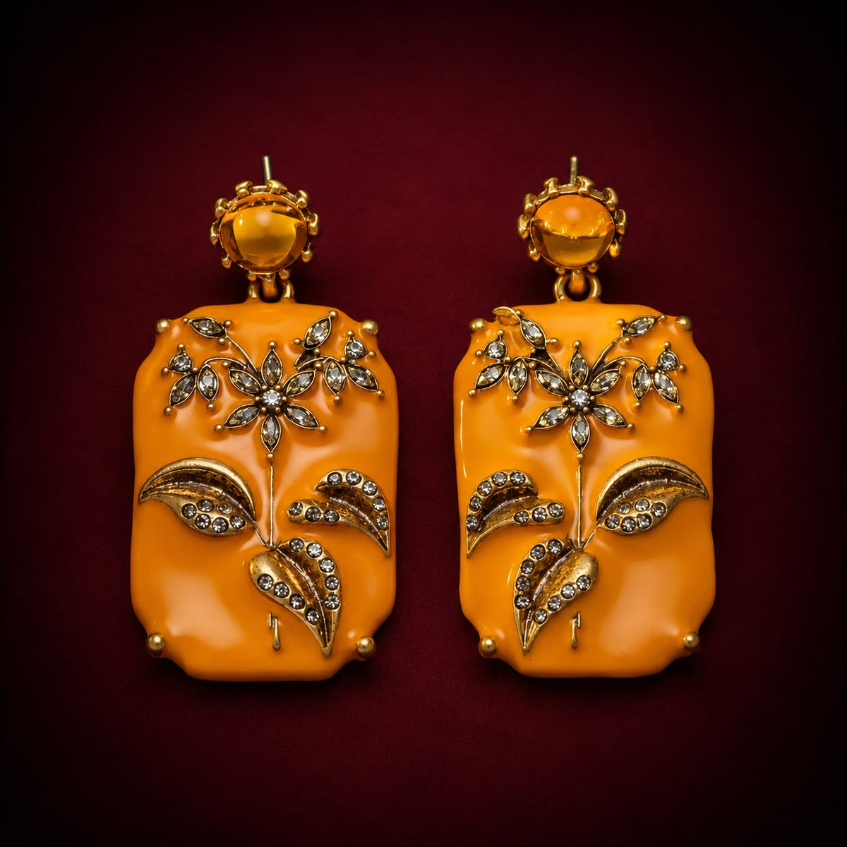 Golden Garden Earrings