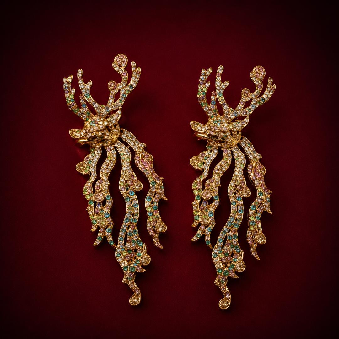 The Stag Nocturne Earrings