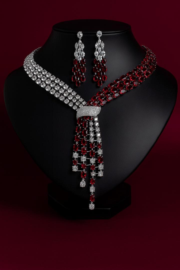 CRIMSON SOVERIGN TIE SET