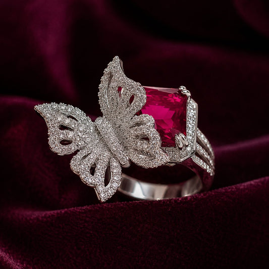 Rouge Papillon Ring