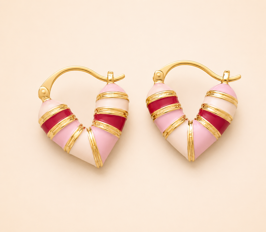 Rose Reverie Mini Hoop Earrings