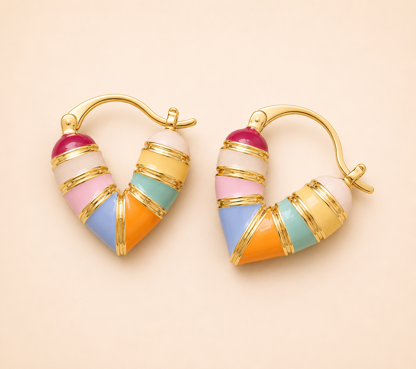 Pastel Reverie Mini Clip Earrings