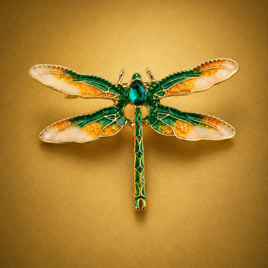 Dragonfly Reverie Brooch
