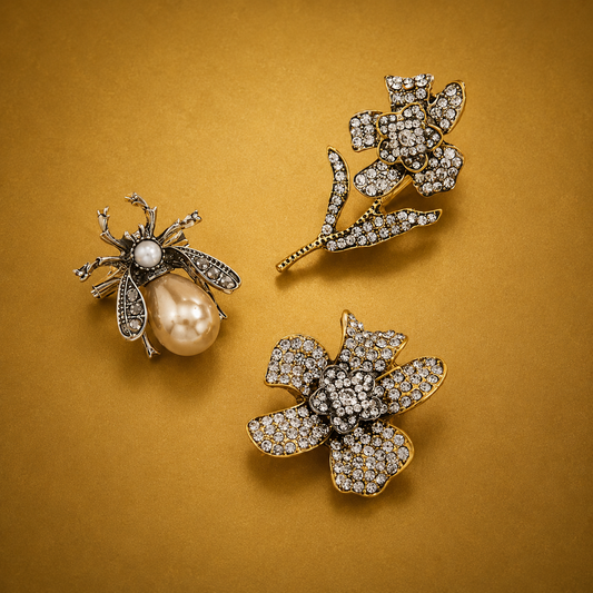 Whispers of Spring Brooches