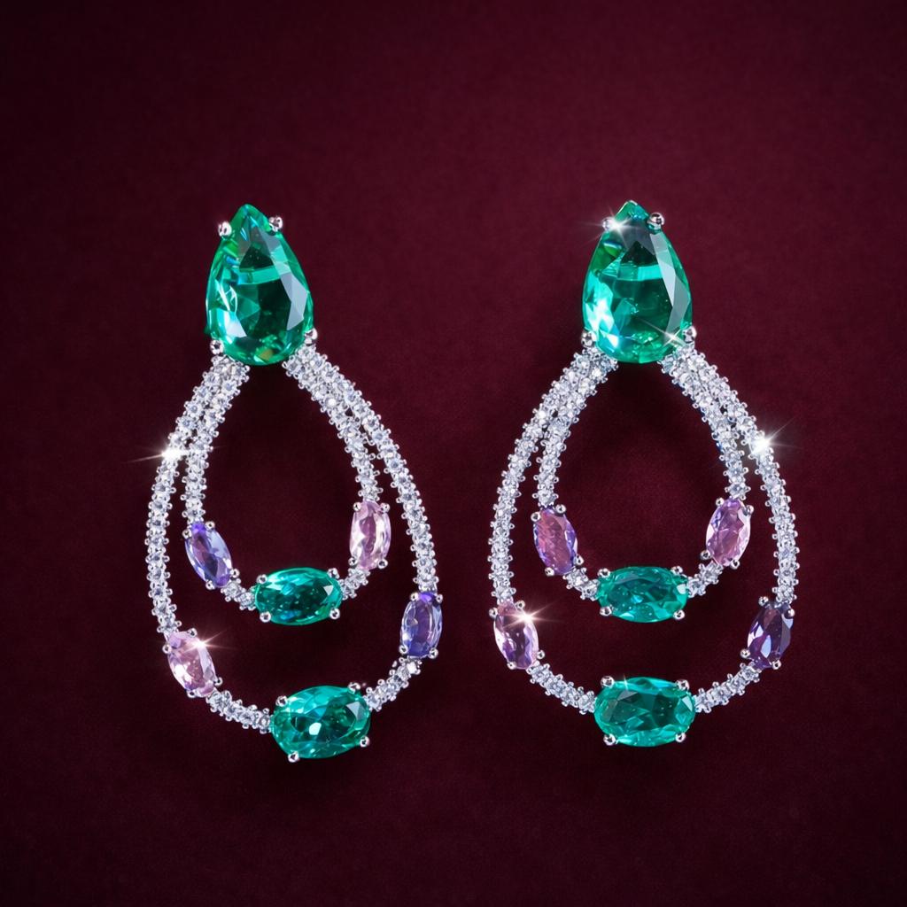 Verdant Aurora Earrings