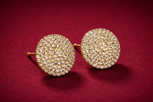 Celestial Frost Stud Earrings