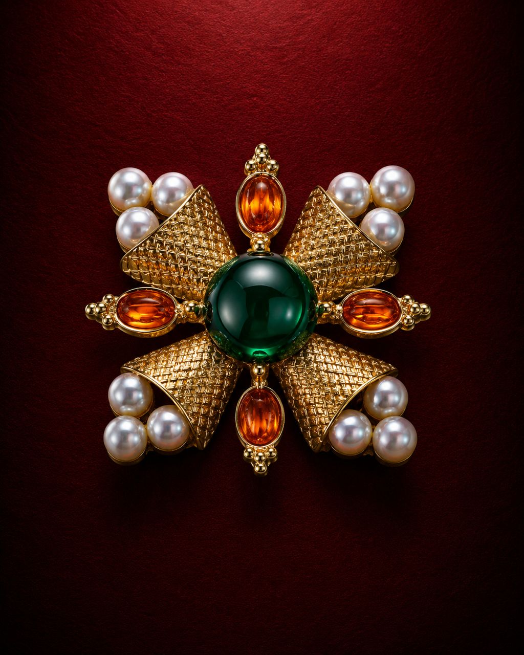 Imperial Verdure Brooch