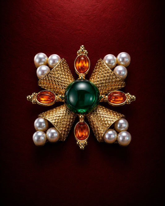 Imperial Verdure Brooch