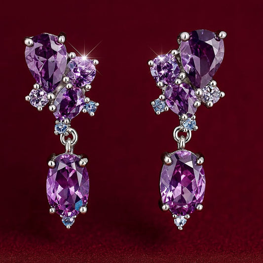 Violet Whisper Earrings