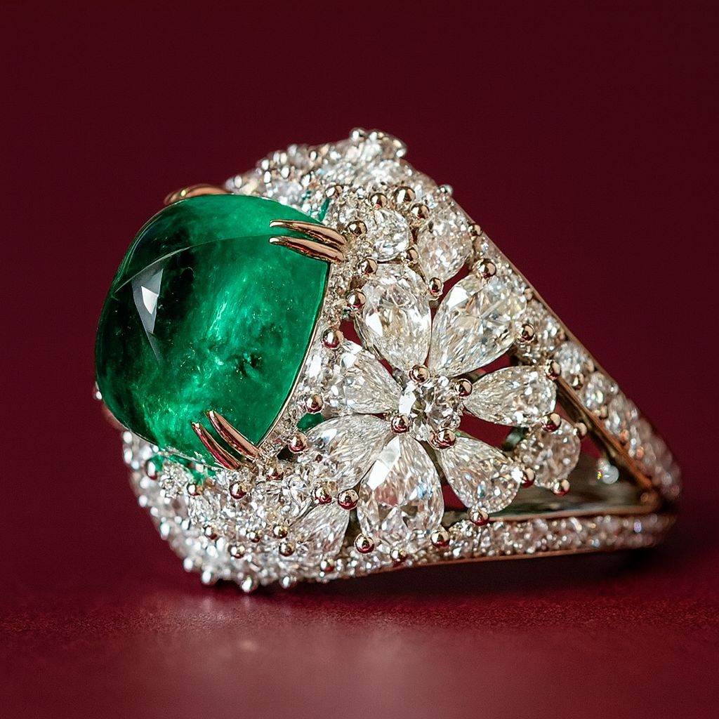 Emerald Signet Ring