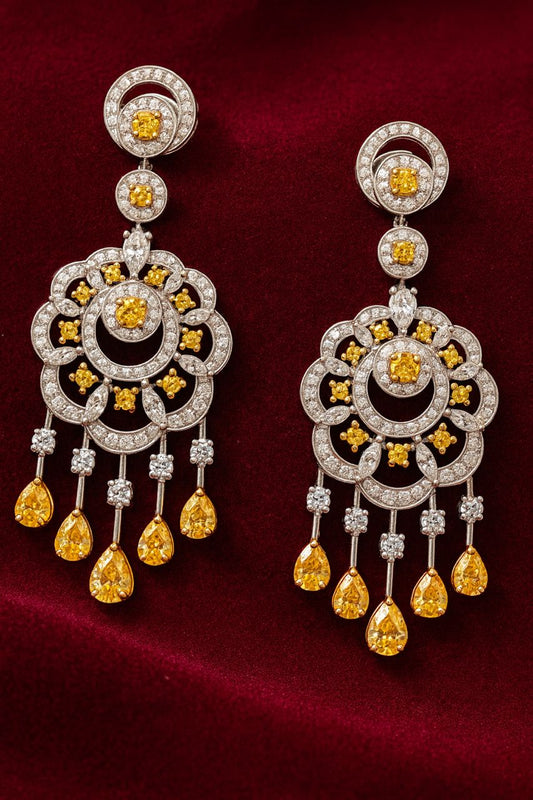 Canary drops Earrings