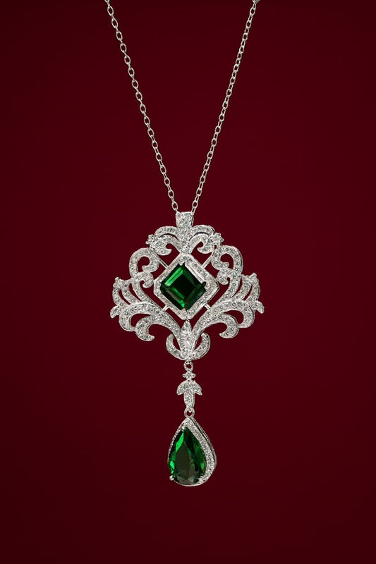 Vintage Emerald Necklace