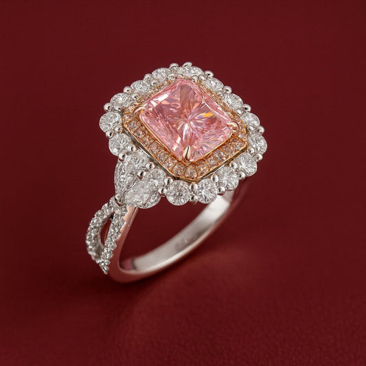 Marquise Pink Ring