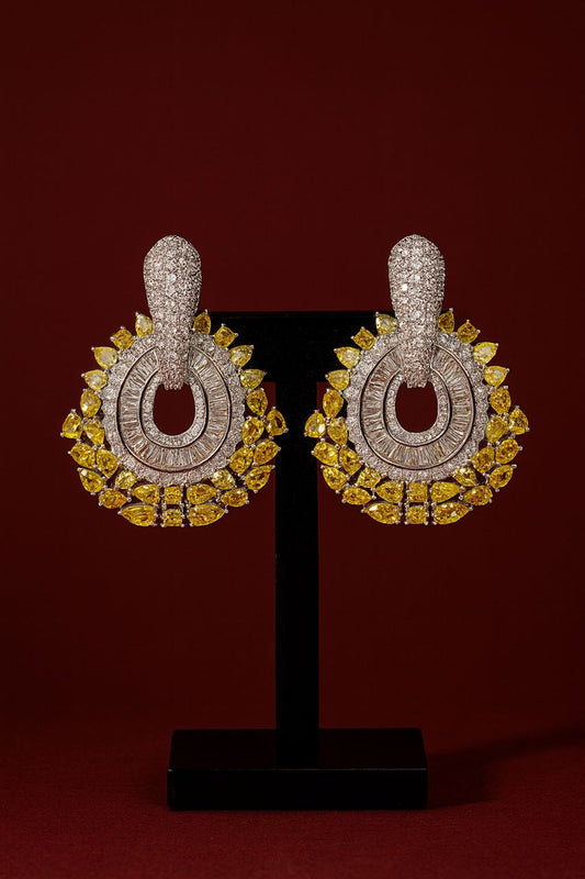 Canary Clip Earrings