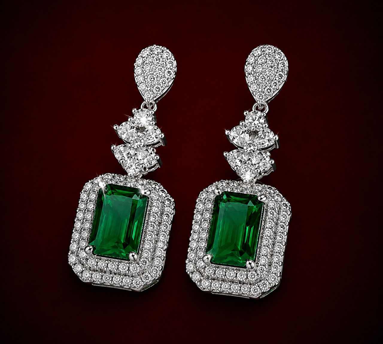 Emerald Duchess Earrings
