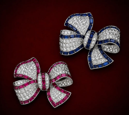 The Versailles Bow Brooches