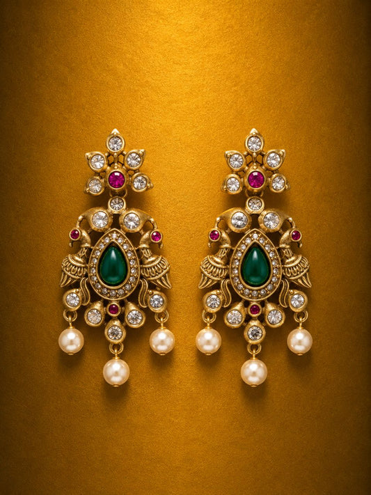 Peacock Heirloom Earrings