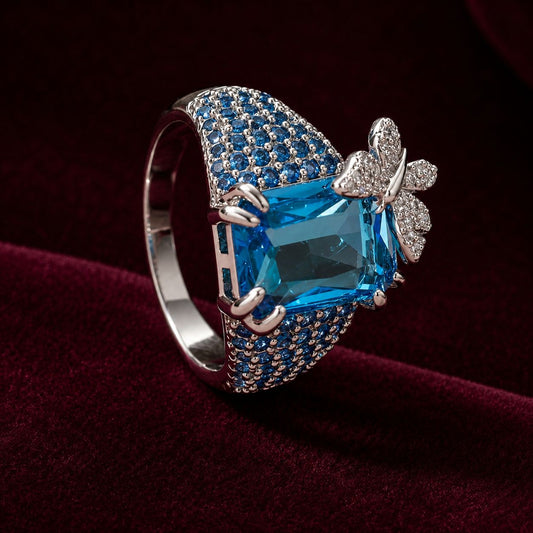 Azure Flutter Ring