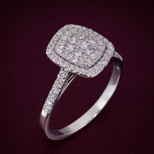 Heirloom Halo Ring