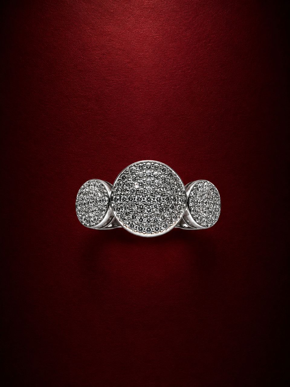Trinity Pave Ring