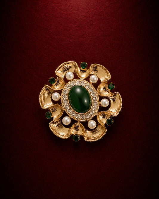 Verdure Rosette Brooch