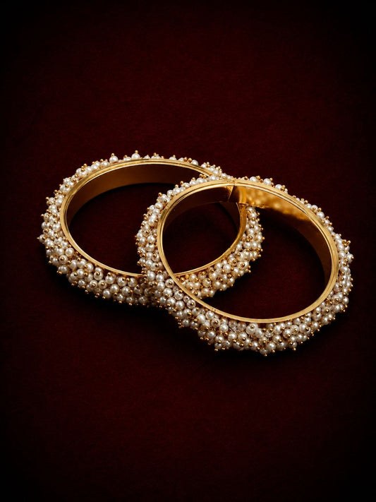 Aurelia Pearl Bangles