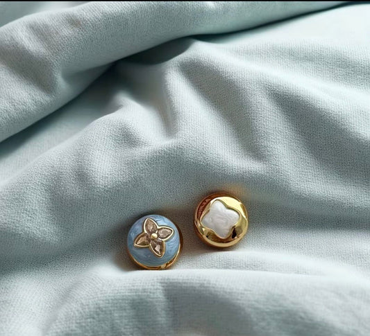 Celeste Fleur Stud Earrings