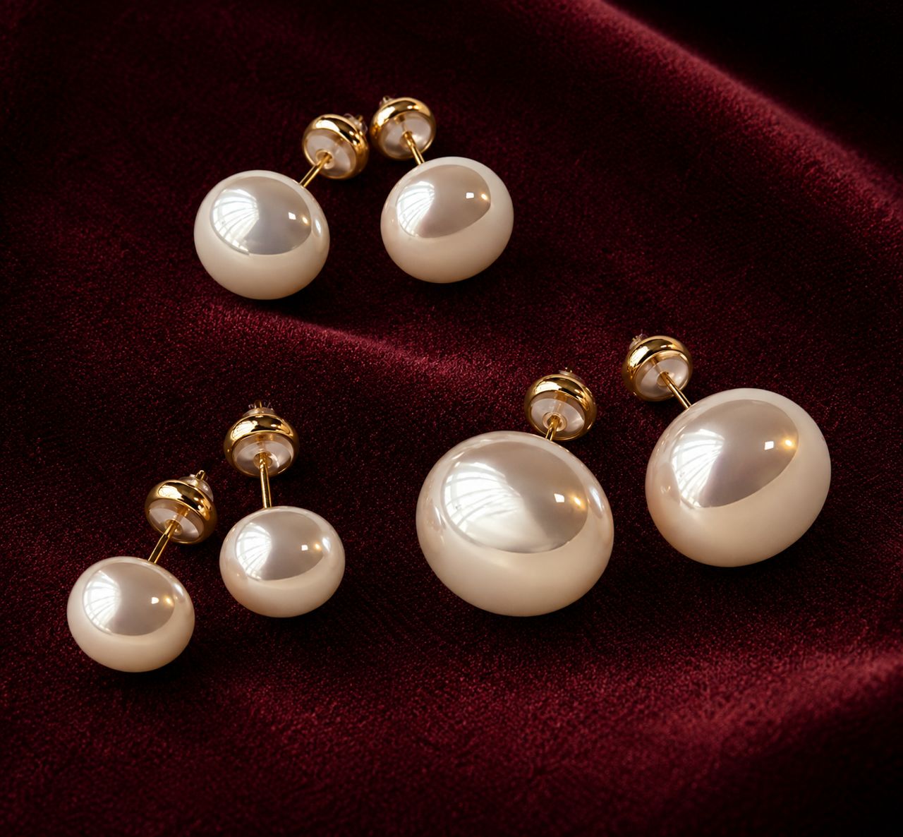 Lunar Pearl Studs