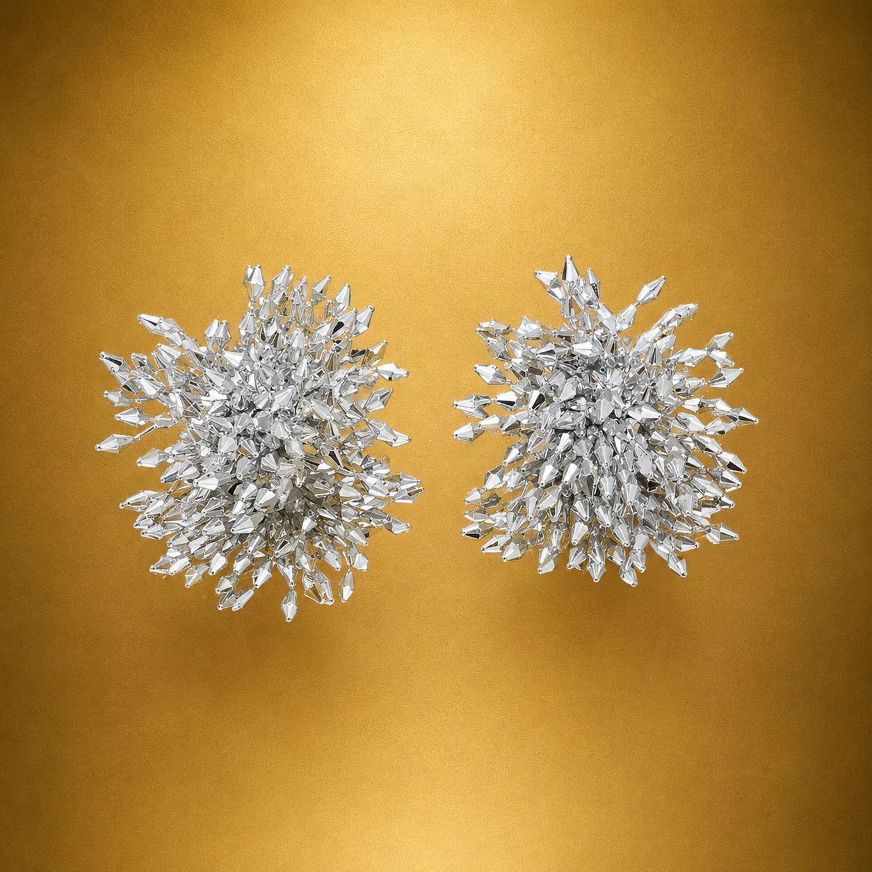 Nova Bloom Chunky Stud Earrings