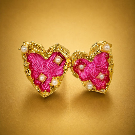 Rose Amour Stud Earrings