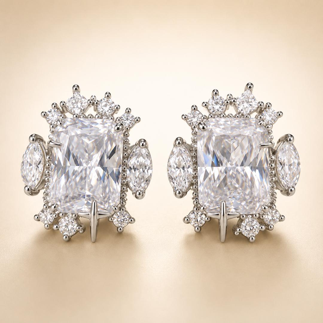Crown of Clarity Earrings