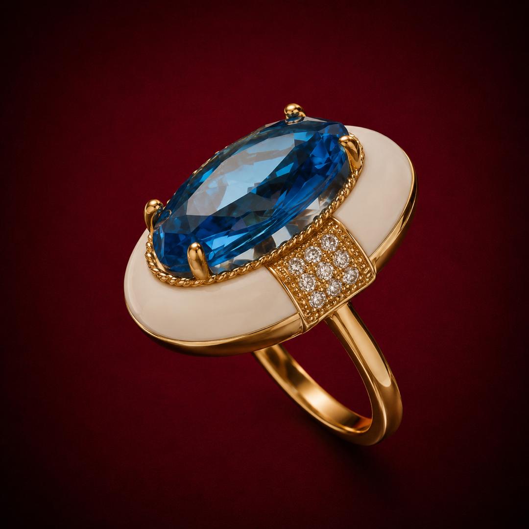 Azure Heirloom Ring