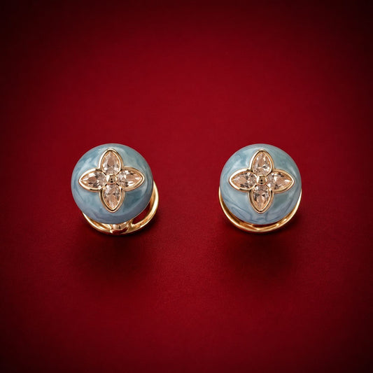 Celeste Fleur Stud Earrings