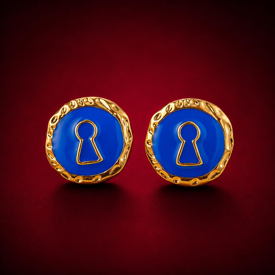 The Bleu Serrure Studs