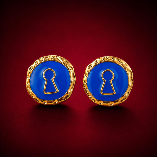 The Bleu Serrure Studs